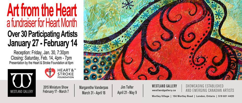 Art from the Heart at the Westland Gallery London