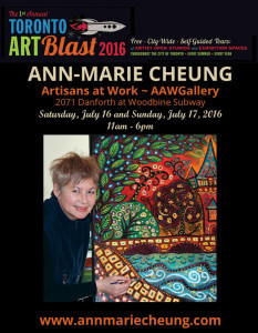 ann-marie cheung at Toronto Art Blast 2016