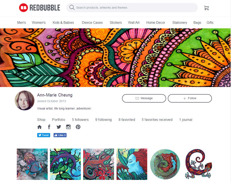 RedBubble store