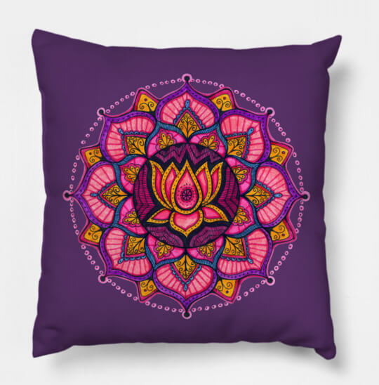 Throw pillow art by Ann-Marie Cheung