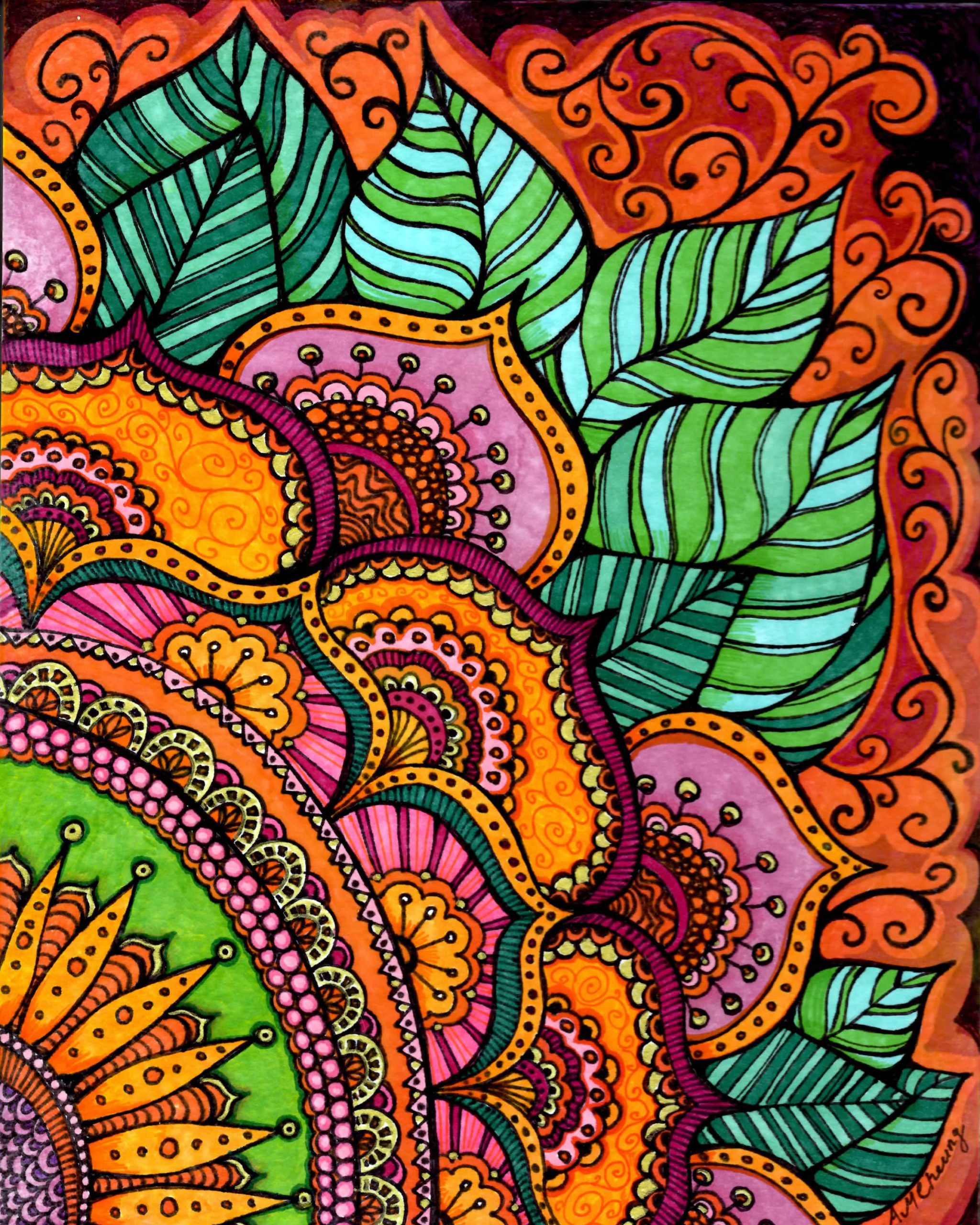 Floral Mandala by Ann-Marie Cheung