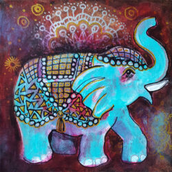Baby Elephant (Original Painting)